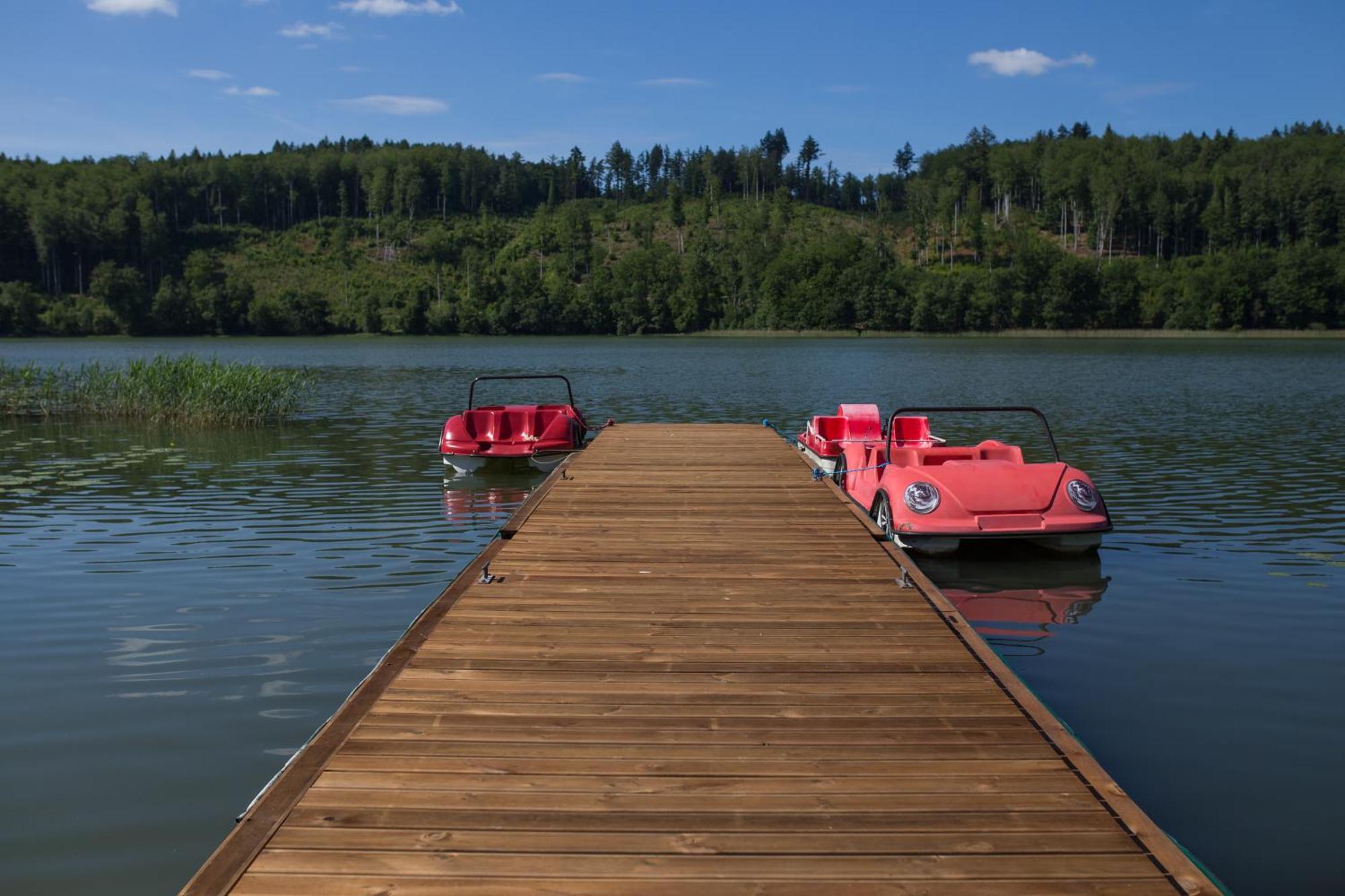 Malinowe Wzgorze Domki 90 M2 Z Sauna I Balia Krzeszna Exteriör bild
